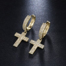 Load image into Gallery viewer, Diamond Cross Earring
