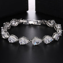 Load image into Gallery viewer, Crystal Pear Bracelet
