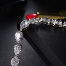 Load image into Gallery viewer, Crystal Pear Bracelet
